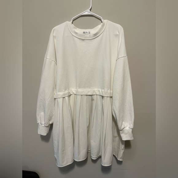 Ugerlov Womens Oversized Sweatshirt Dress Long Sleeve Size L - Picture 2 of 9